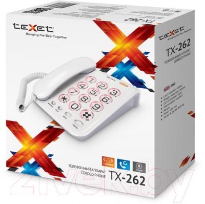 Проводной телефон Texet TX-262
