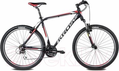 Велосипед Kross Hexagon R3 2016 (L, черный/белый/красный матовый)