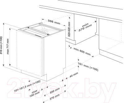 Посудомоечная машина Beko DIN15210