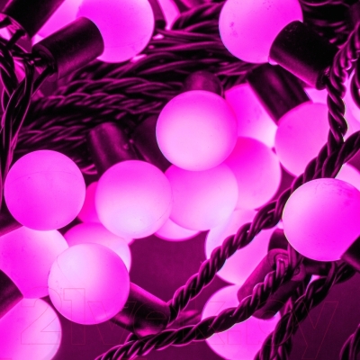 Светодиодная гирлянда Авилюкс Шарики LED LSBP-7115 (розовый)