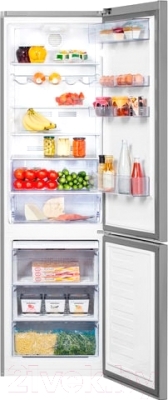 Холодильник с морозильником Beko CNKL7356EC0X
