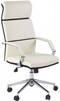 Кресло офисное Halmar Costa (белый/черный) - 