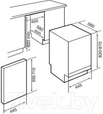 Посудомоечная машина Teka DW8 41 FI Inox (40782145)