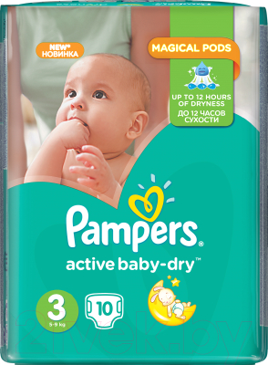 Подгузники детские Pampers Active Baby-Dry 3 Midi (10шт)