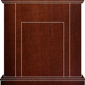 Портал для камина Смолком Bern STD (махагон коричн.антик/слон. кость) - махагон коричневый антик