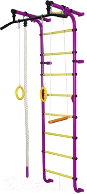 Детский спортивный комплекс Формула здоровья Мечта-1В Плюс (фиолетовый/желтый)