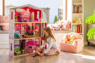 Кукольный домик Eco Toys Малибу с лифтом 4118