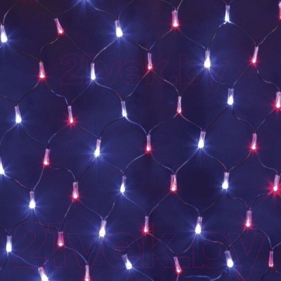 Светодиодная сеть Neon-Night 215-013 (2x0.7м, красный/синий)