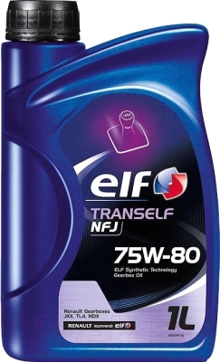 Трансмиссионное масло Elf Tranself NFJ 75W80 / 194757 (1л)