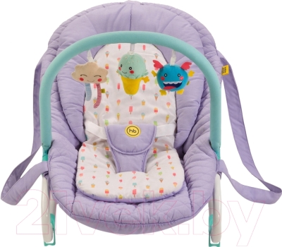 Детский шезлонг Happy Baby Nesty (фиолетовый)