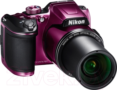 Компактный фотоаппарат Nikon Coolpix B500 (фиолетовый)