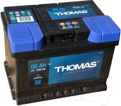 

Автомобильный аккумулятор THOMAS, Низкий R+