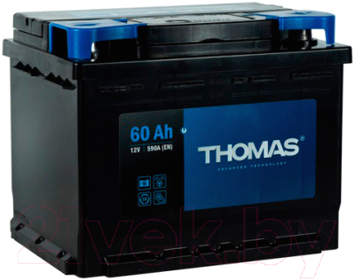 Автомобильный аккумулятор THOMAS Низкий R+ (60 А/ч)