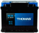 Миниатюра изображения товара Автомобильный аккумулятор THOMAS Низкий R+ (60 А/ч)