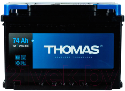 Автомобильный аккумулятор THOMAS R+ (74 А/ч)
