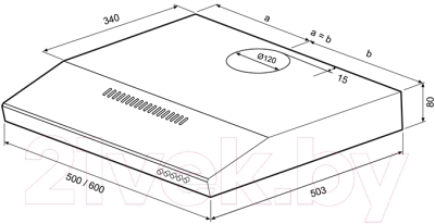 Вытяжка плоская Shindo Emi 50 W (00019877)