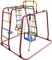Детский спортивный комплекс Формула здоровья Игрунок-Т Плюс (красный/радуга) - 