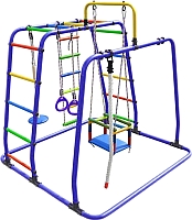 Детский спортивный комплекс Формула здоровья Игрунок-Т Плюс (синий/радуга) - 
