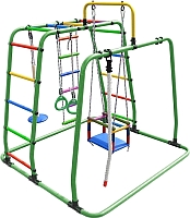 Детский спортивный комплекс Формула здоровья Игрунок-Т Плюс (зеленый/радуга) - 