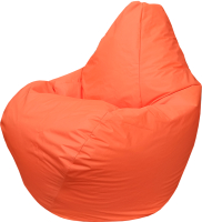 Бескаркасное кресло Flagman Груша Мини Г0.1-10 (оранжевый) - 