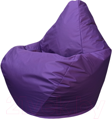 Бескаркасное кресло Flagman Груша Мини Г0.2-12 (фиолетовый)