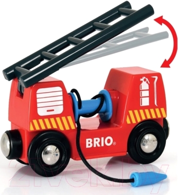 Железная дорога игрушечная Brio Пожарная станция 33815