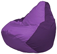Бескаркасное кресло Flagman Груша Мини Г0.1-102 (сиреневый/фиолетовый) - 