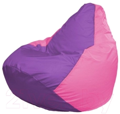 Бескаркасное кресло Flagman Груша Мини Г0.1-109 (сиреневый/розовый)