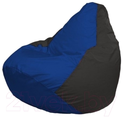 Бескаркасное кресло Flagman Груша Мини Г0.1-115 (синий/черный)