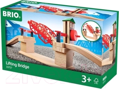 Элемент железной дороги Brio Разводной мост 33757
