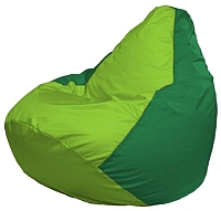 Бескаркасное кресло Flagman Груша Макси Г2.1-166 (салатовый/зеленый) - 
