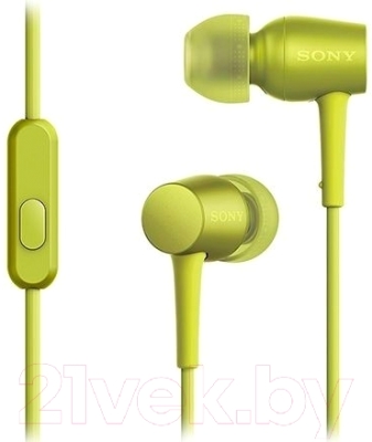 Наушники-гарнитура Sony MDR-EX750APY (лимонно-желтый)