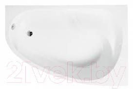 Ванна акриловая VitrA Nysa R 150x100 / 50780001000 (с каркасом и экраном)