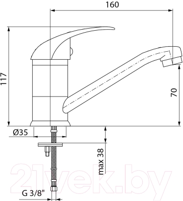 Смеситель Valvex Galeo 2441420