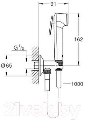 Гигиенический душ GROHE New Tempesta-F Trigger Spray 26358000