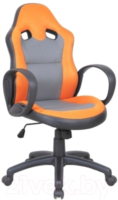 Кресло геймерское Signal Q-054 (оранжевый\серый)