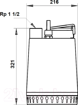 Дренажный насос Grundfos Unilift AP12.40.06.3 (96001652)