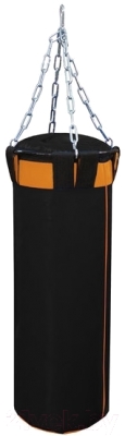 Боксерский мешок Русский бокс BM02-120x30 (черный/оранжевый)