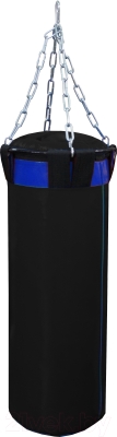 Боксерский мешок Русский бокс BM02-110x30 (черный/синий)