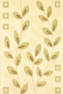 Декоративная плитка Beryoza Ceramica Березакерамика Береста Идиллия желтая (200x300)