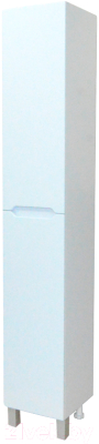 Шкаф-пенал для ванной Гамма 50.03 оФ8 (белый, левый)