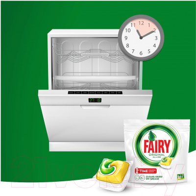 Капсулы для посудомоечных машин Fairy All in One Лимон (24шт)