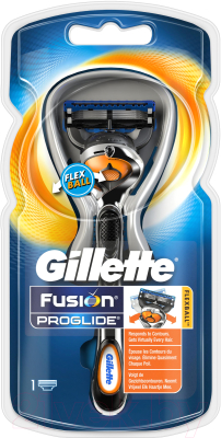 Бритвенный станок Gillette Fusion ProGlide Flexball (+ 1 кассета)