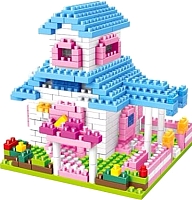 

Микроконструктор YZ-Diamond, Blue Heart VILLA (YZ038)