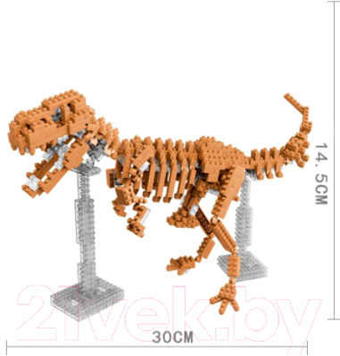 Микроконструктор YZ-Diamond Dinosaur Skeleton (66506)