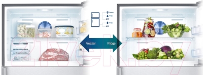 Холодильник с морозильником Samsung RT53K6340UT