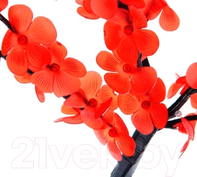Светодиодное дерево Luazon Цветок сакуры 1077267 (красный)