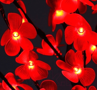 Светодиодное дерево Luazon Цветок сакуры 1077267 (красный)