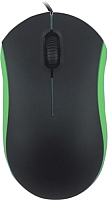 Мышь Ritmix ROM-111 (черный/зеленый) - 