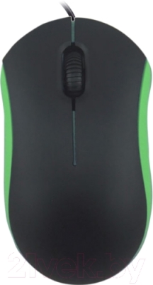 Мышь Ritmix ROM-111 (черный/зеленый)